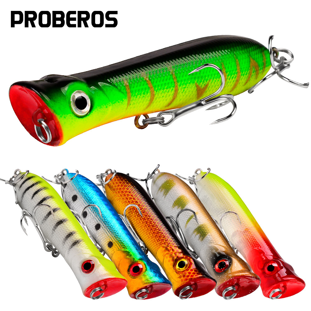 Fishing Lure Popper - Topwater Popper Pesca em Água Salgada