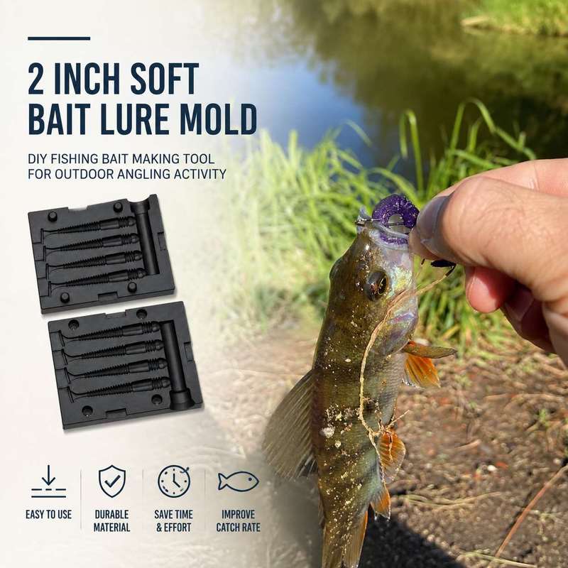 Fishing Lure Kit - Molde para Iscas Macias de 2