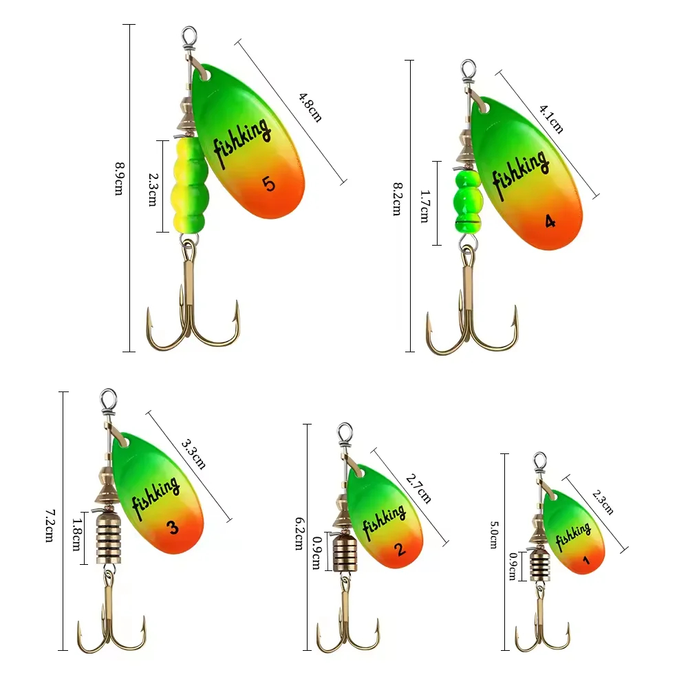 Colher de metal giratória isca - Fishing Lure Swimbait avaliação e preço