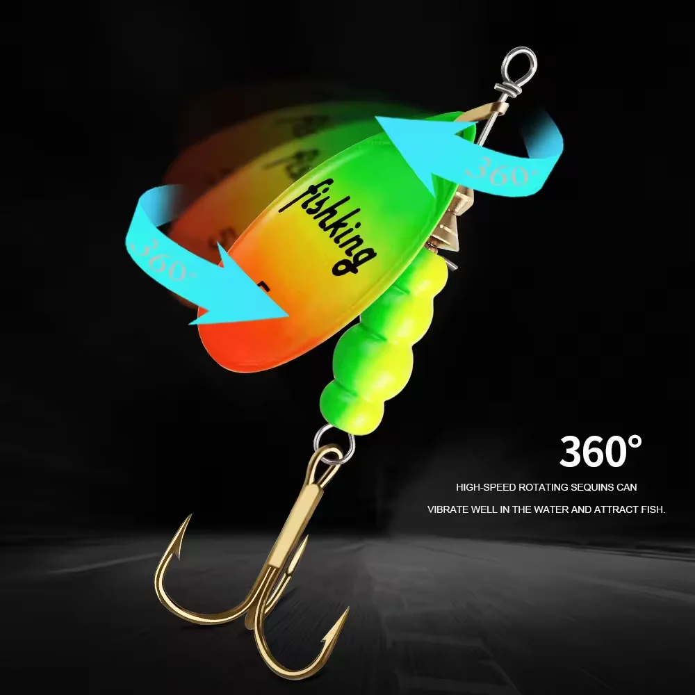 Colher de metal giratória isca - Fishing Lure Swimbait avaliação e preço