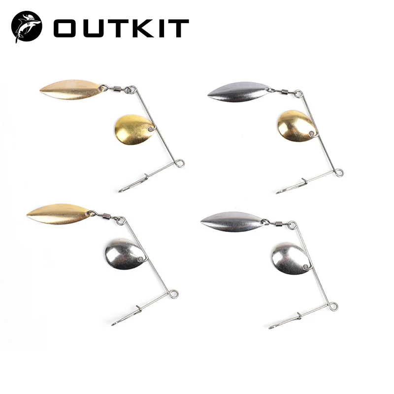 Outhit 5 pçs 2.5g spinner isca - Fishing Lure Buzzbait avaliação e preço