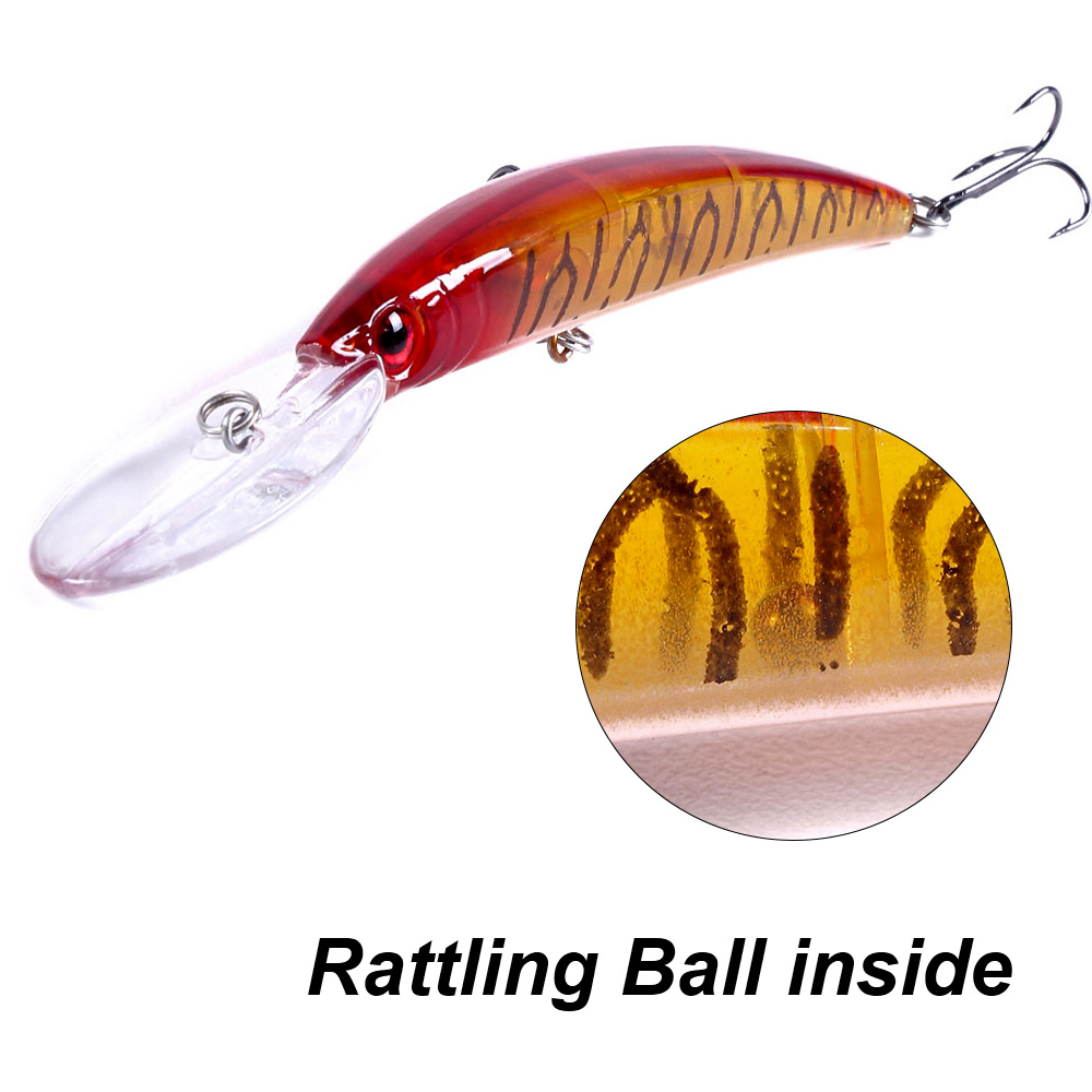 1 pçs 15cm 15g mergulho profun - Fishing Lure Swimbait avaliação e preço