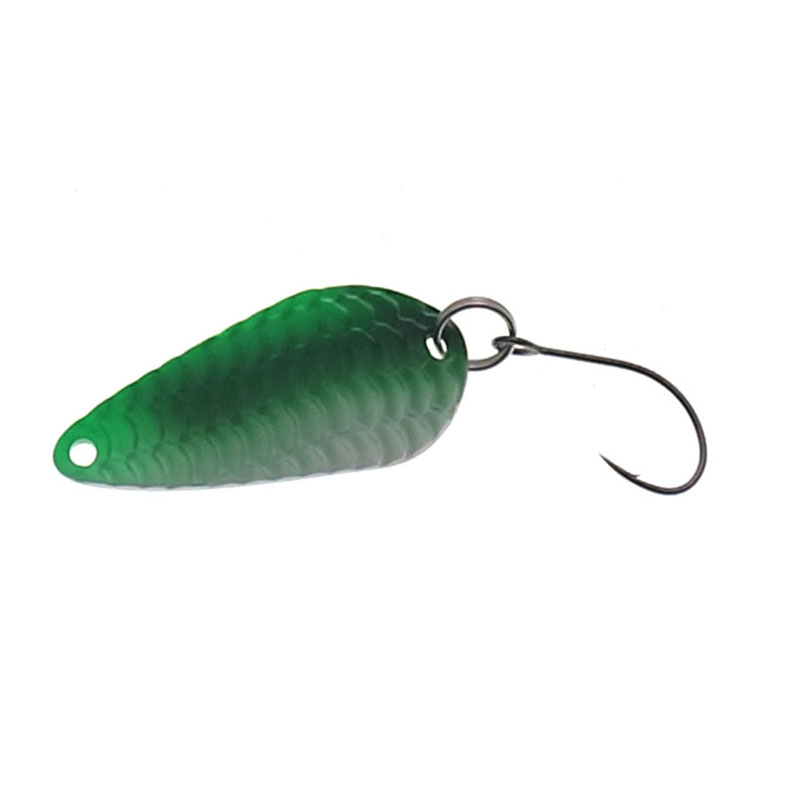 Pesca truta colher único ganch - Fishing Lure Spinner avaliação e preço