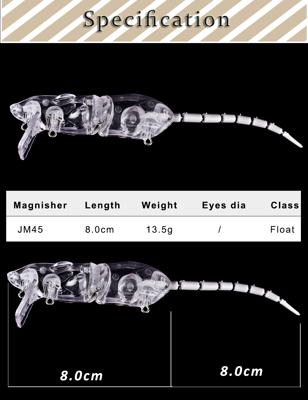 Magnisher 5 pçs/lote sem pintu - Fishing Lure Popper avaliação e preço