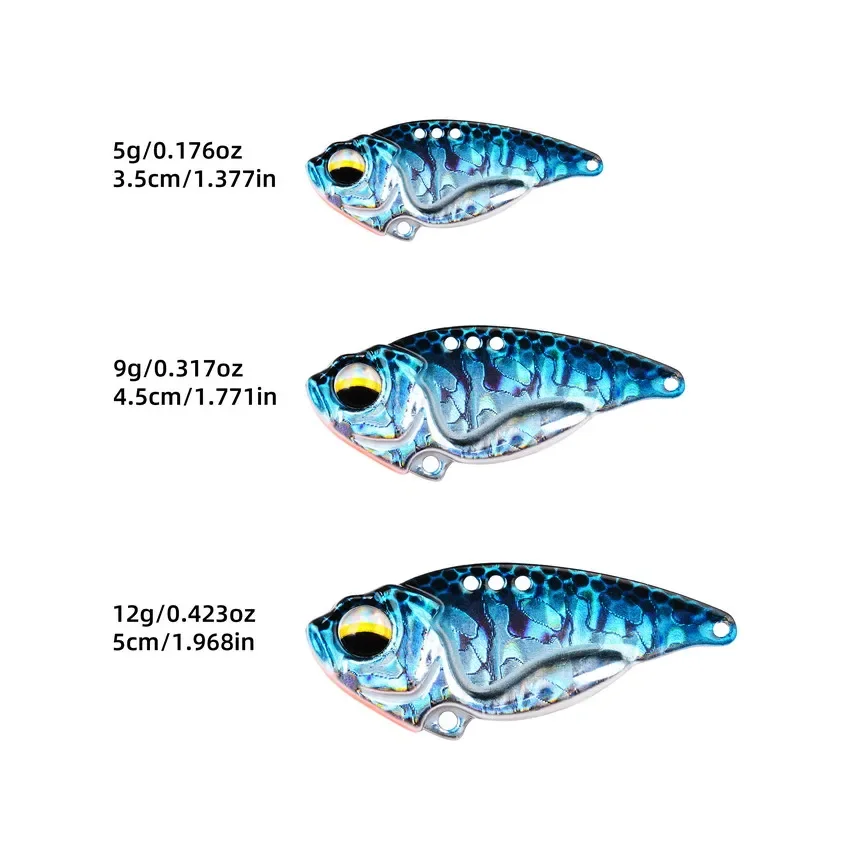 Vib colher isca de pesca 5g 9g - Fishing Lure Spoon avaliação e preço